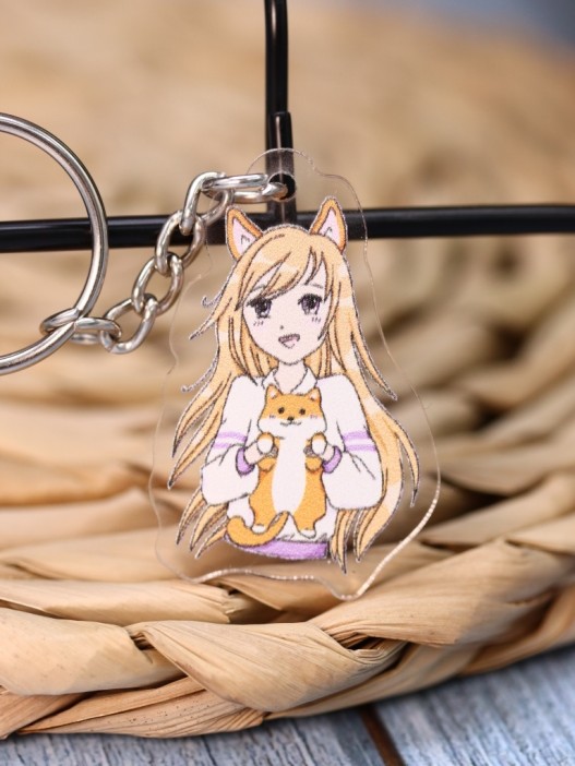 Брелок &quot;Love corgi girl&quot; 