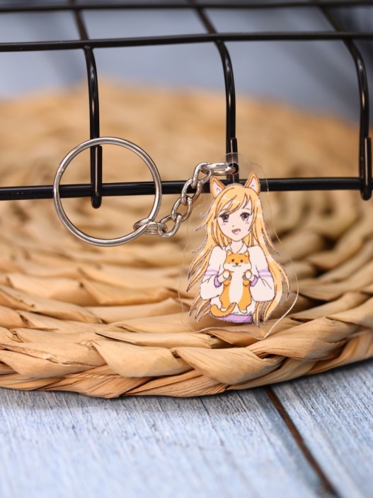 Брелок &quot;Love corgi girl&quot; 