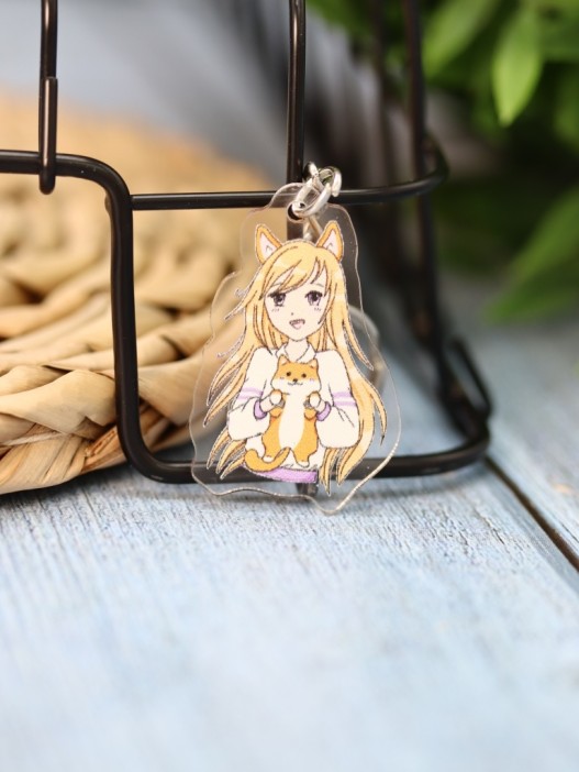 Брелок &quot;Love corgi girl&quot; 