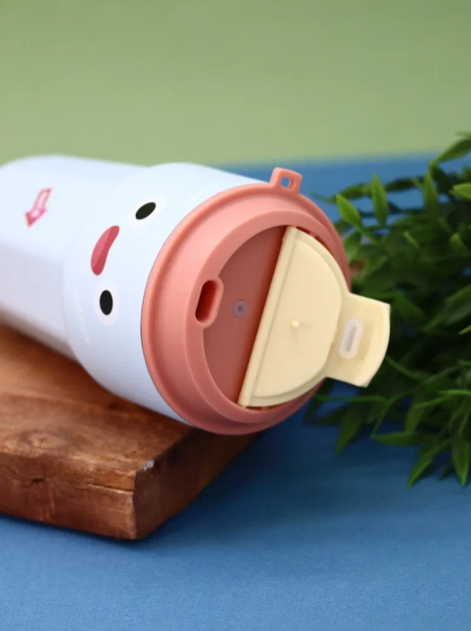 Термокружка «Funny face», yellow (450 мл) 