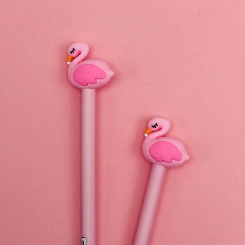 Ручка "Спящий фламинго", pink 