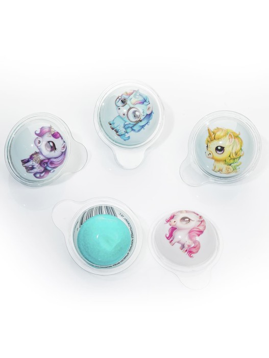 Жевательная резинка с кислой начинкой «Дуй пузырь! ШАРИКИ ЕДИНОРОЖКИ», 50 шт. 