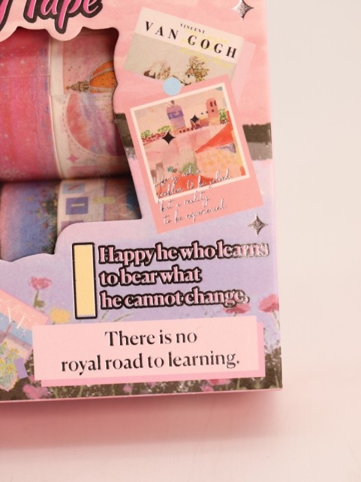 Набор декоративного скотча 12 шт. &quot;Art Gallery&quot;, pink (3см*2м) 