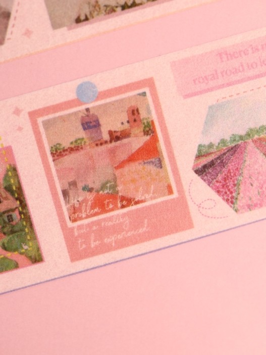 Набор декоративного скотча 12 шт. &quot;Art Gallery&quot;, pink (3см*2м) 