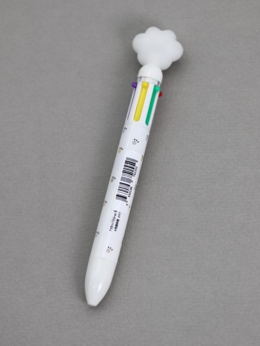 Разноцветная ручка 6 в 1 &quot;Чёрная лапка&quot; 