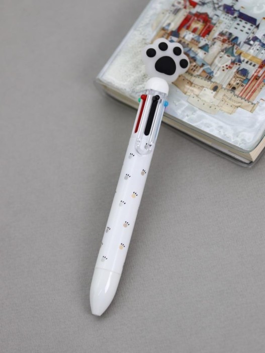 Разноцветная ручка 6 в 1 &quot;Чёрная лапка&quot; 