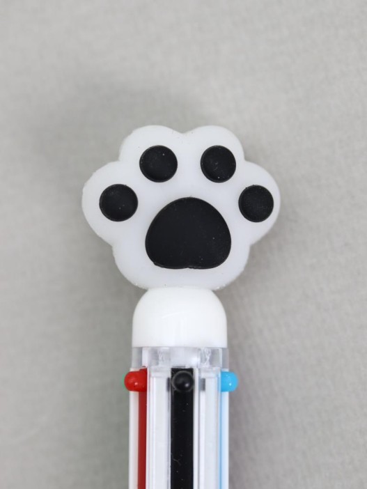 Разноцветная ручка 6 в 1 &quot;Чёрная лапка&quot; 