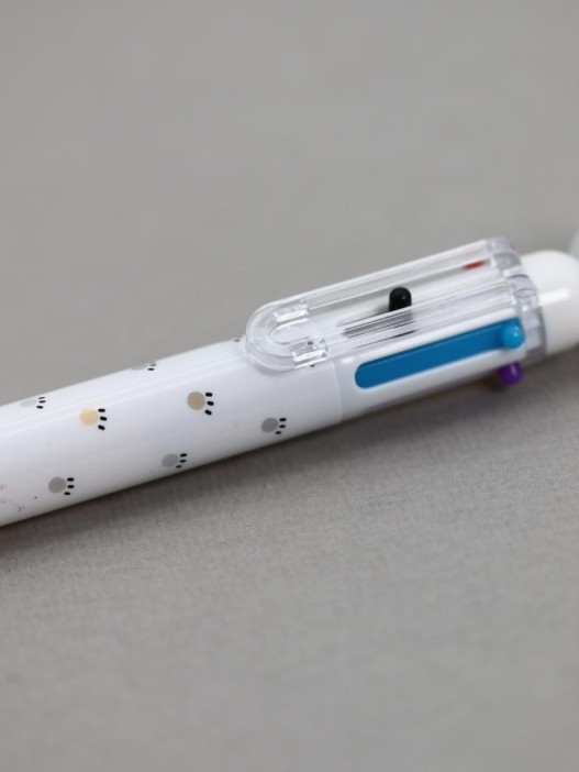 Разноцветная ручка 6 в 1 &quot;Чёрная лапка&quot; 