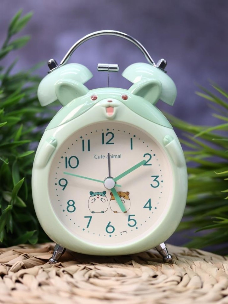 Часы-будильник «Hamster», green