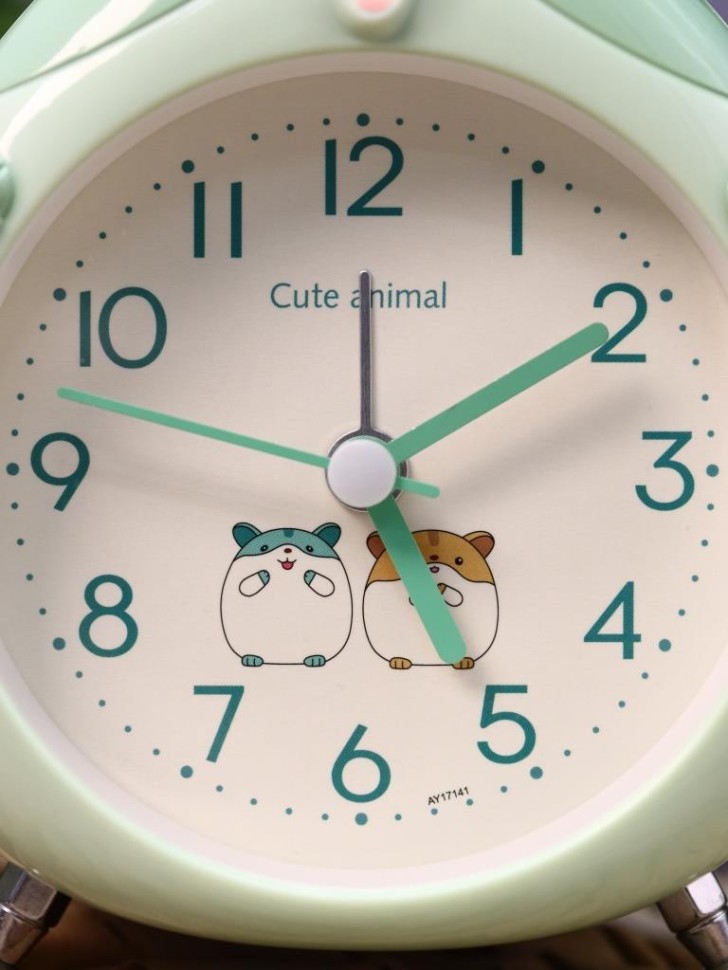 Часы-будильник «Hamster», green