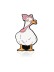 Значок металлический iLikeGift &quot;Goose in a bow&quot; 