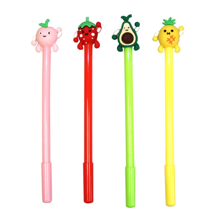 Ручка &quot;Фрукты&quot;, mix 4в 