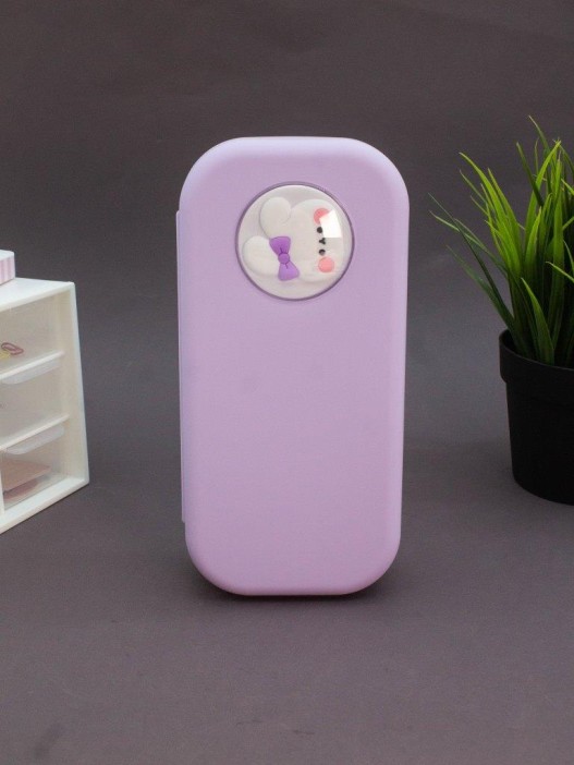 Пенал &quot;Purple bunny&quot;, (4,5*20*9,8 см) 