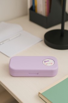 Пенал "Purple bunny", (4,5*20*9,8 см)