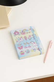 Блокнот (А6) "Unicorn fairytale", yellow (10.5*14.5)