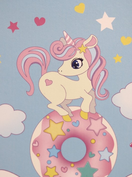 Блокнот (А5) &quot;Unicorn on the cloud&quot;, blue (14.5*21) 