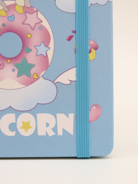 Блокнот (А5) &quot;Unicorn on the cloud&quot;, blue (14.5*21) 