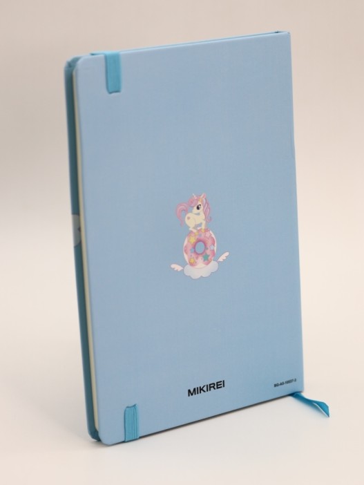 Блокнот (А5) &quot;Unicorn on the cloud&quot;, blue (14.5*21) 