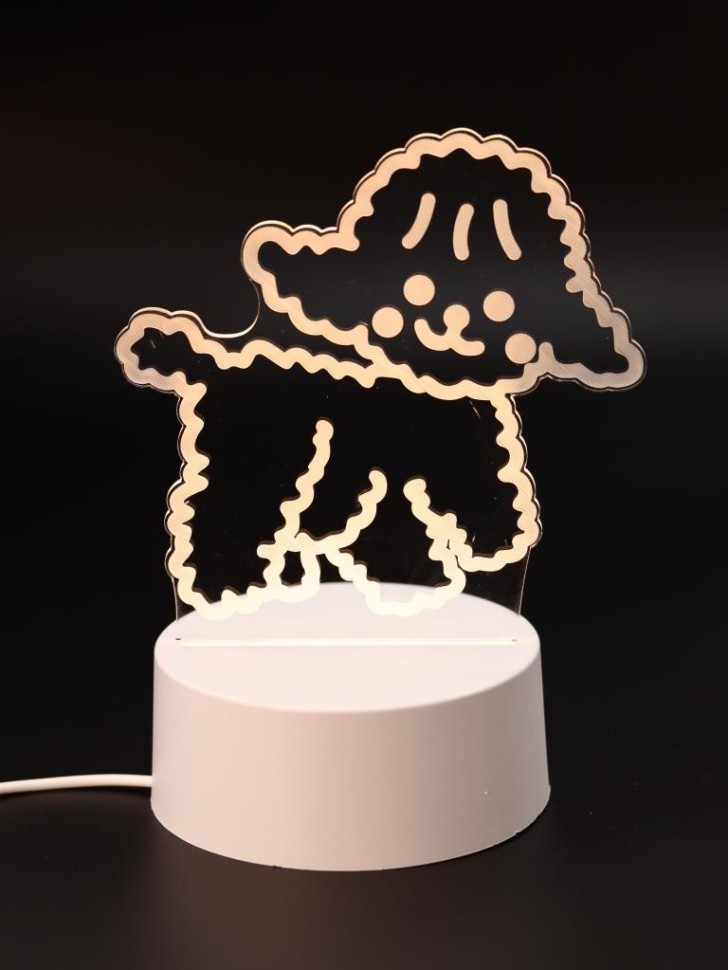 Ночник iLikeGift "Собака" светодиодный, USB (9х18 см)