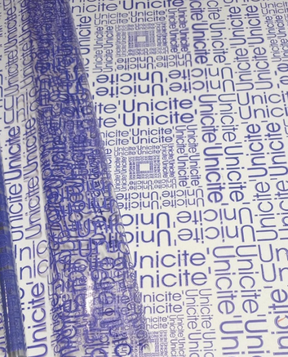 Пленка &quot;Буквы&quot; фиолетовая, 70см*10ярд 