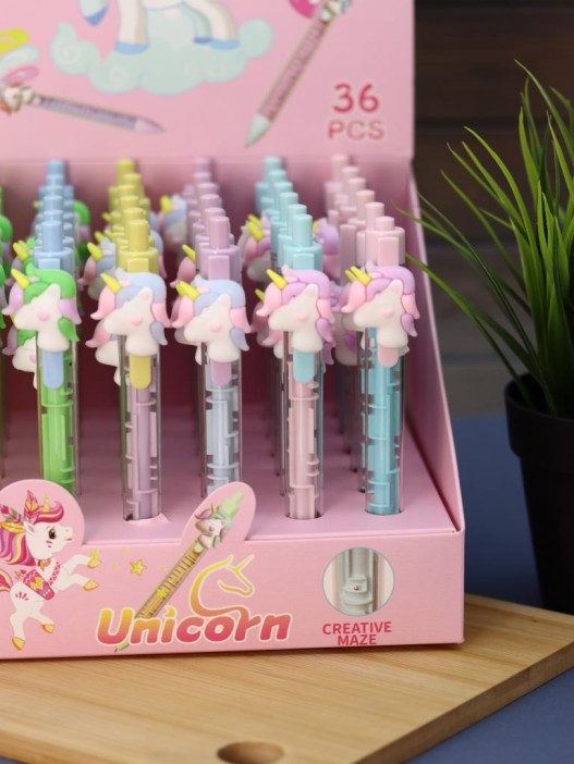 Ручка &quot;Unicorn maze ball&quot;, mix, шоу-бокс 36 шт. 