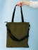Сумка шоппер "Luck every day", green 