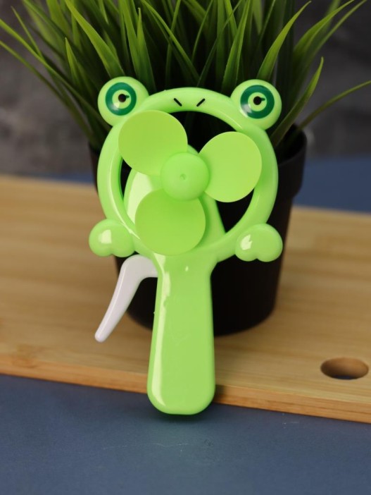 Портативный механический ручной вентилятор «Frog smile» (14,5х7,5х4 см), mix 