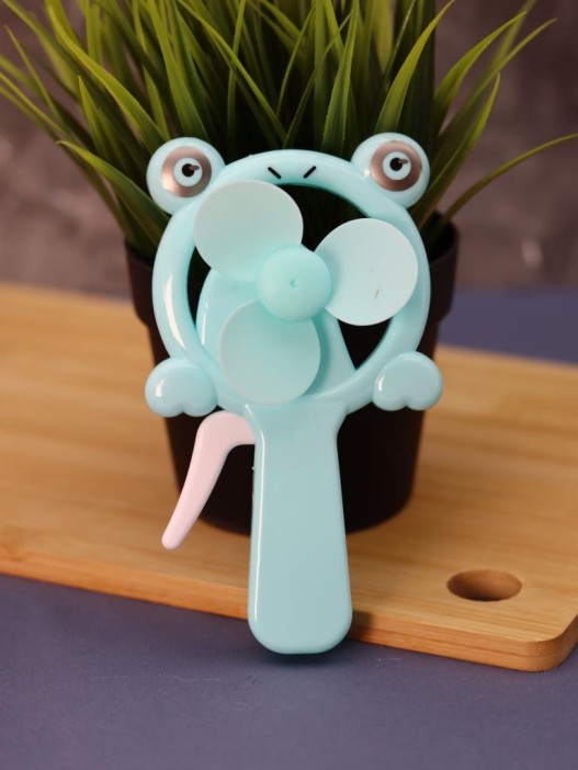 Портативный механический ручной вентилятор «Frog smile» (14,5х7,5х4 см), mix 