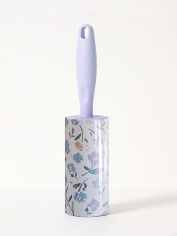 Ролик для чистки одежды "Purple daisies", 10 см*60 листов