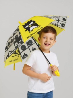 Прозрачный зонт для детей "Бад-Бадц-Мару", полуавтоматический (L=68 см, D=84 см)
