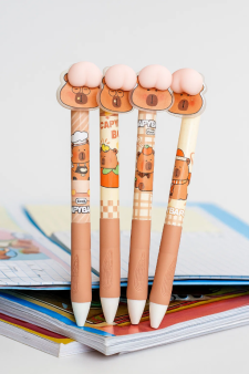 Ручка-мялка пиши-стирай "Capybara", mix