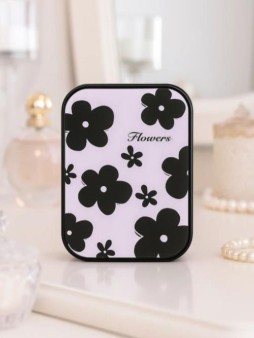 Контейнер для линз «Beautiful flowers», purple