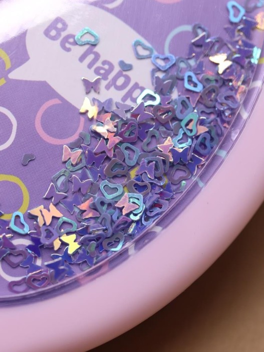 Расческа «Mood be happy», purple 