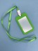 Держатель для карт с шнурком &quot;Clear color&quot;, green (11*7 см) 
