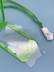 Держатель для карт с шнурком &quot;Clear color&quot;, green (11*7 см) 