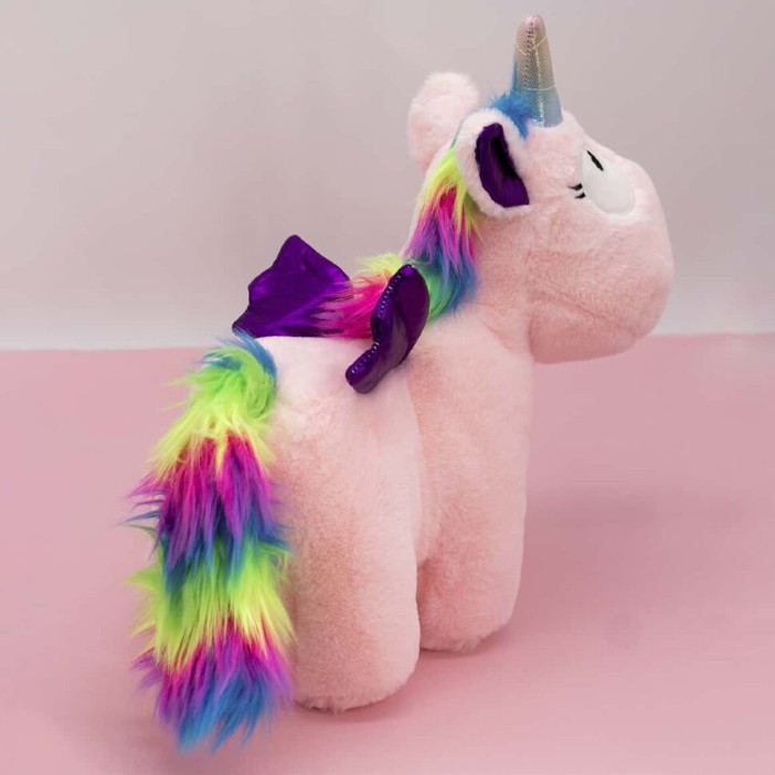 Мягкая игрушка "Единорожка", pink, 30 см 