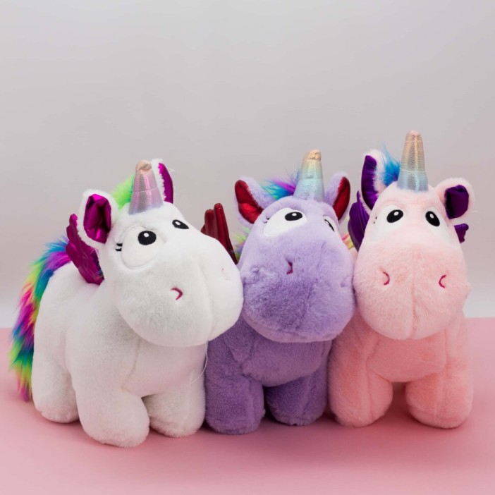 Мягкая игрушка "Единорожка", pink, 30 см 