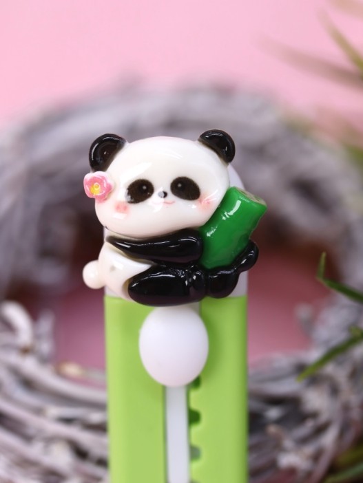 Канцелярский нож &quot;Panda&quot;, green 