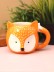 Кружка керамическая «Cute fox», 370 мл 