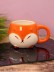 Кружка керамическая «Cute fox», 370 мл 