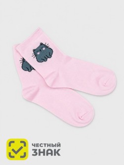 Носки женские iLikeGift "Кот", р. 35-40