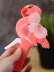 Портативный механический ручной вентилятор «Flamingo», mix, шоу-бокс 24 шт. 