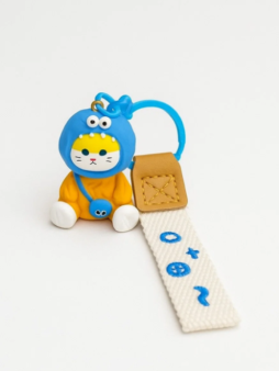 Маска для сна плюшевая GIRLY "Capybara and duckling", brown