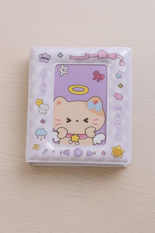 Фотоальбом - биндер для карт "Magic cat", 16 страниц(9*11см) 
