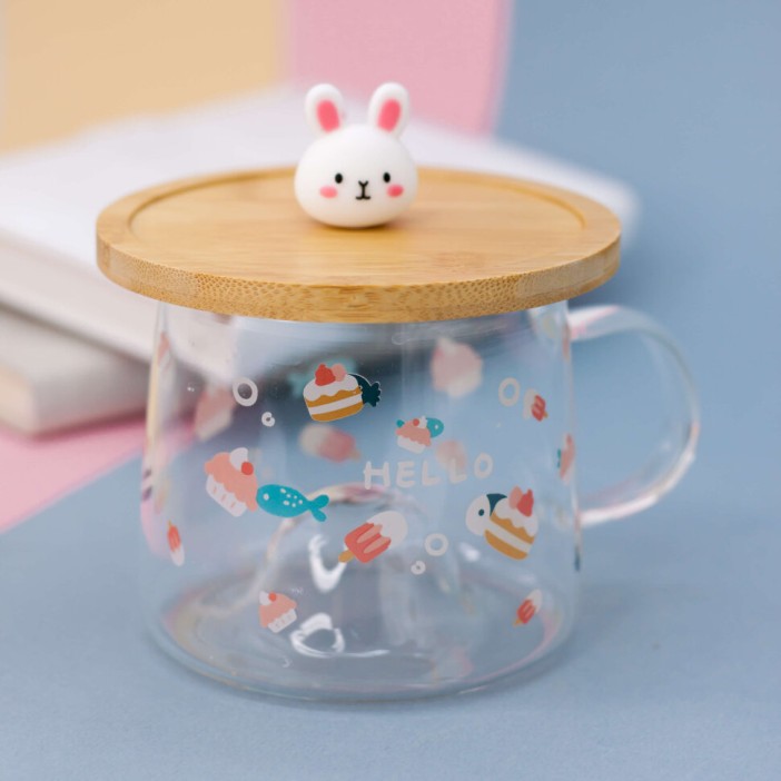 Кружка "Limpid hare", hello (450ml) 