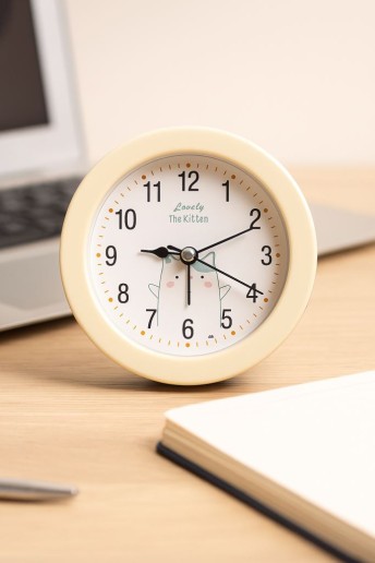 Часы-будильник «Morning dog», white