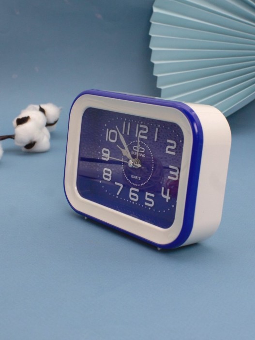 Часы-будильник «Bright rectangle», dark blue 