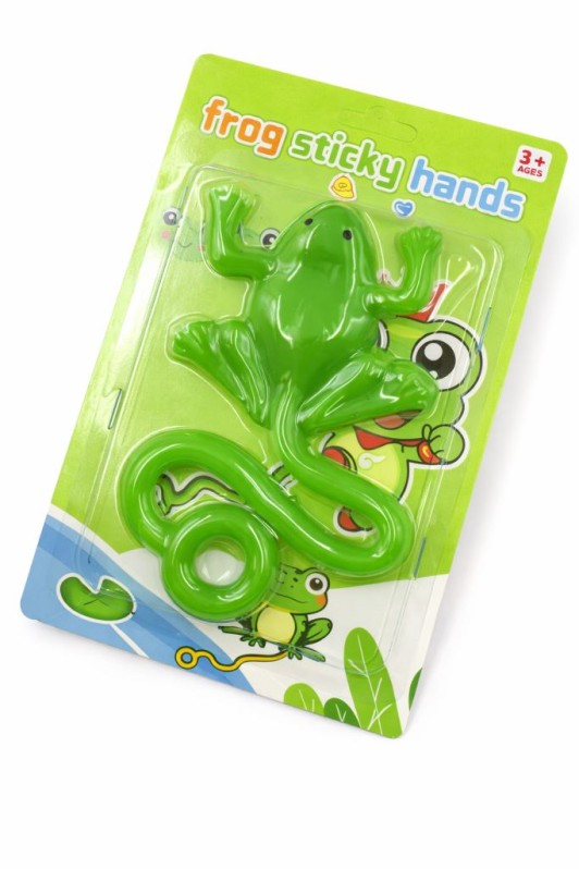 Мялка - антистресс "Jumping frog", green 