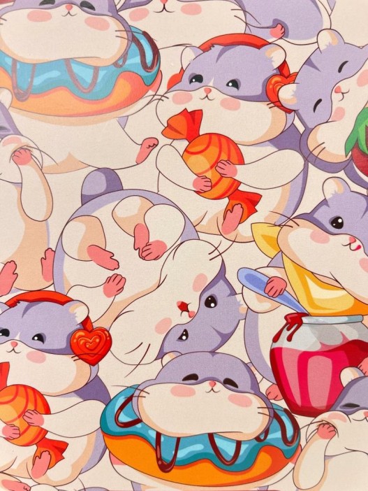 Скетчбук &quot;Хомячки&quot; 14х20 см,  плотность 100 гр 