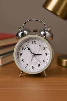 Часы-будильник "Marble", beige